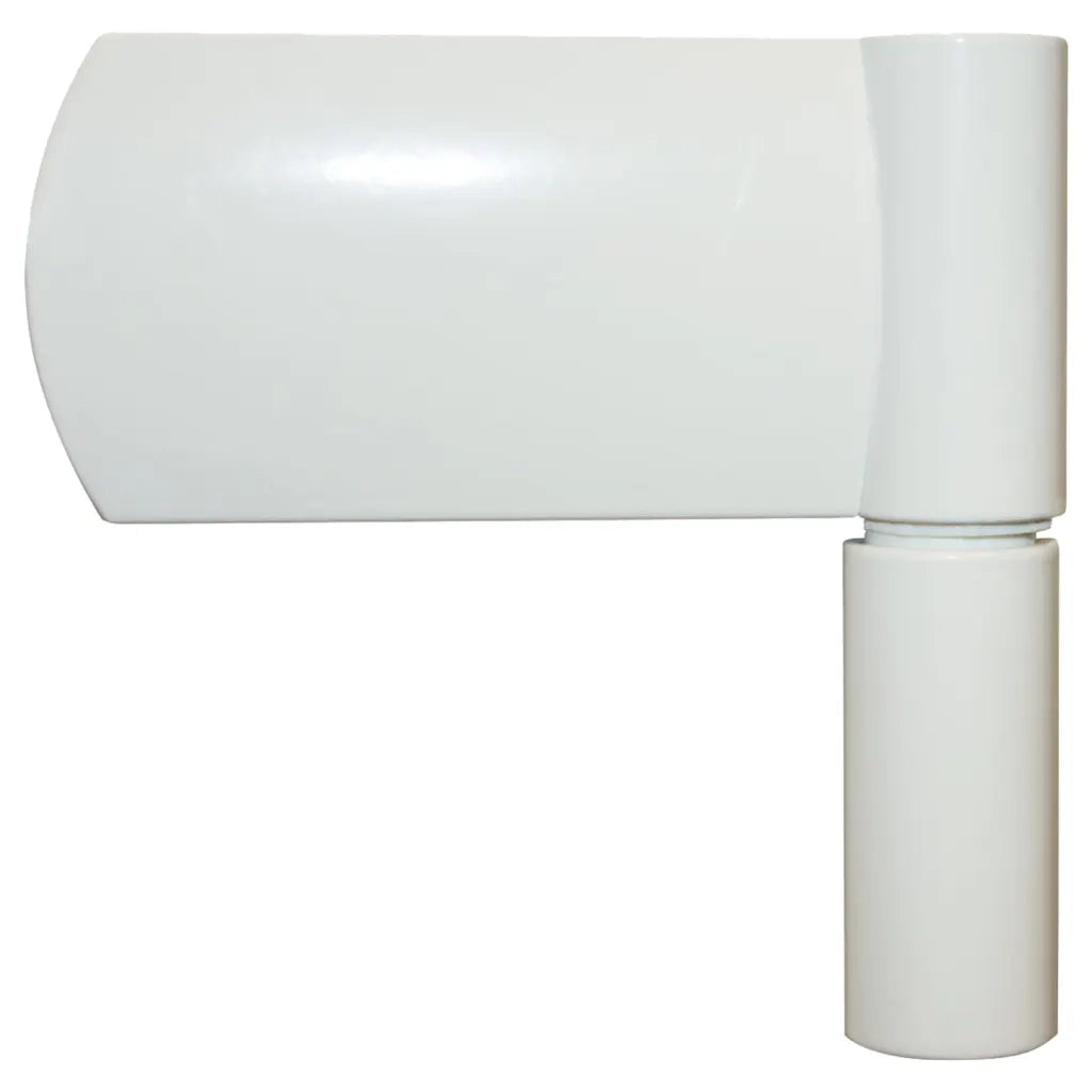 Porta Ingresso Bianca 100x210 cm in Alluminio e PVC 3157063