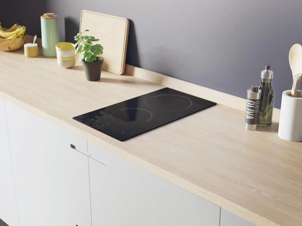 Candy CDH30 Piano cottura elettrico Vetroceramica 29 cm 2 zone Touch Control 3000 W colore Nero