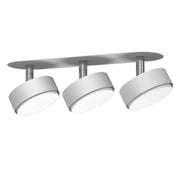 Faretto incasso bianco triplo orientabile 3xGX53 9W