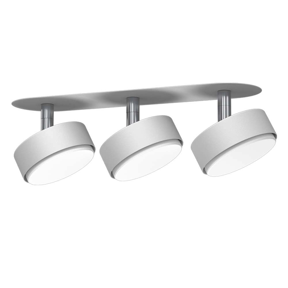 Faretto incasso bianco triplo orientabile 3xGX53 9W