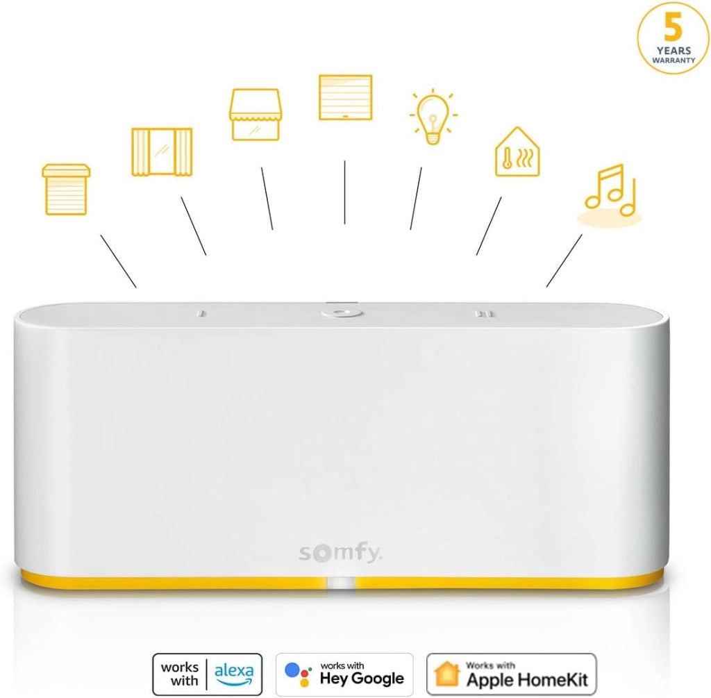 1870595 TaHoma switch Controllo intelligente per centralizzare e connettere la tua casa, Compatibile con io-homecontrol, RTS Zigbee 3.0, Controllo vocale Google Assistant, Amazon Alexa e HomeKit