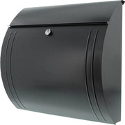 Scatola Postale con Blocco di Apertura A4 - Standard UE EN 13724 - Acciaio Zuccherino Anthracite