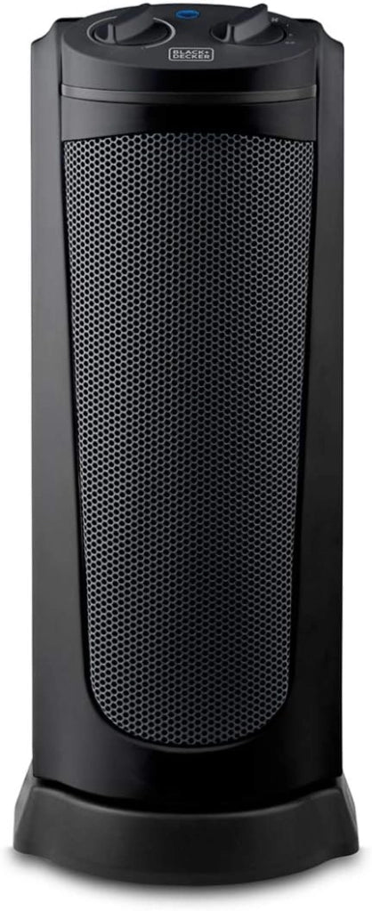 Black+decker bxsh2002e termoventilatore, 2000 w, plastic, colonna oscillante, ceramico