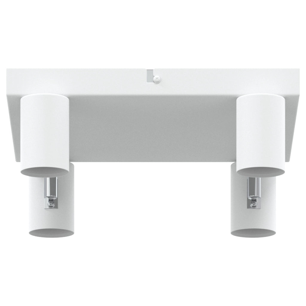 Faretto da soffitto 4 Via Regolabile Bianco E27
