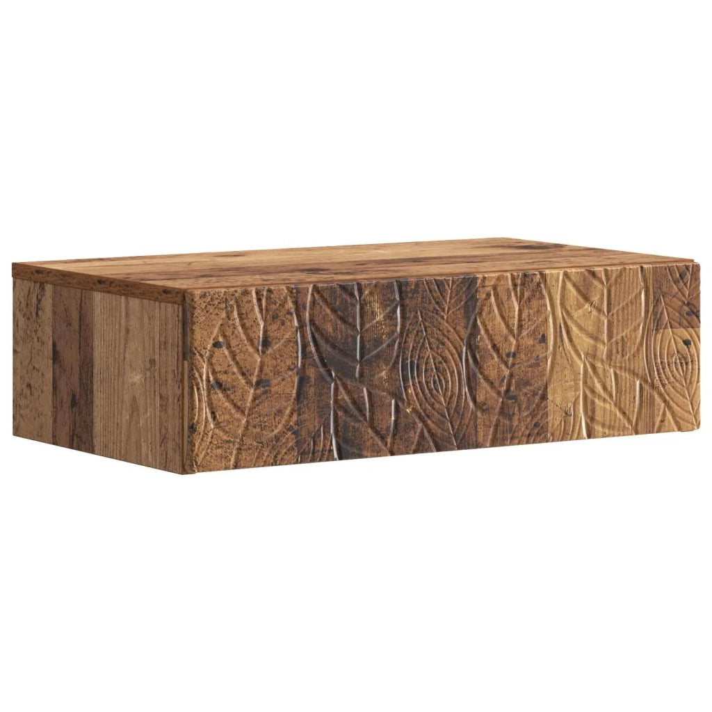 Tavolino da Parete Laterale Legno antico 59 x 34,5 x 17 cm 898833