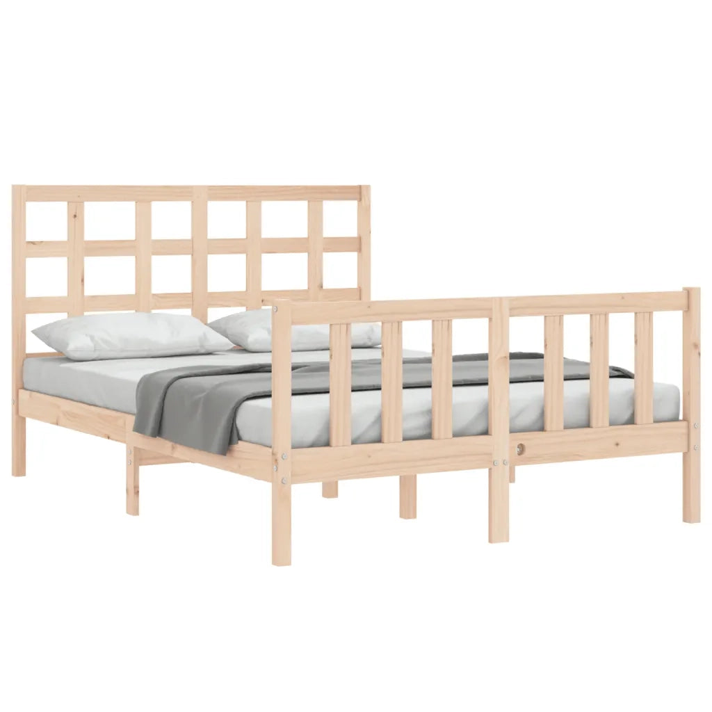 Giroletto senza Materasso-Struttura Letto 120x200 cm in Legno Massello di Pino 258457