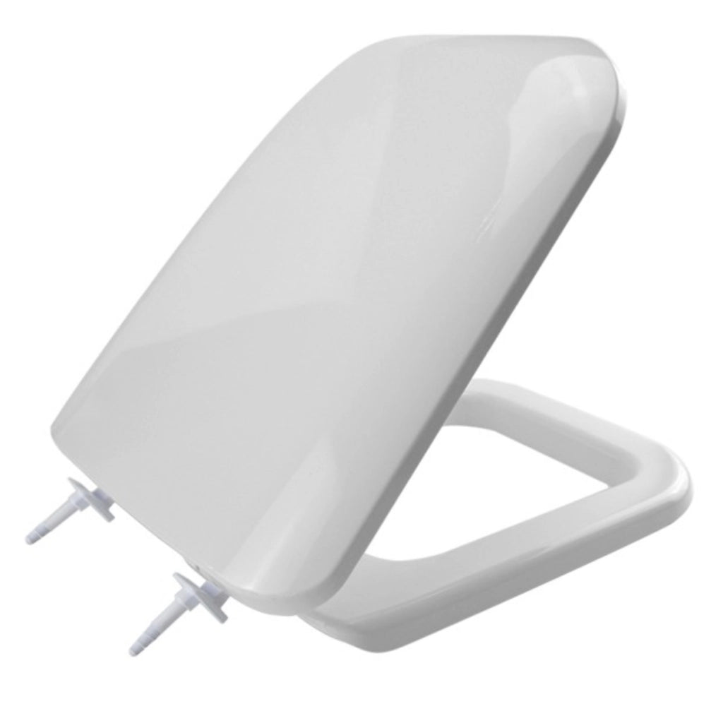 Saniplast 2FSE192402 Sedile WC, Resina Termoindurente, Bianco, 45x35x6.5 cm