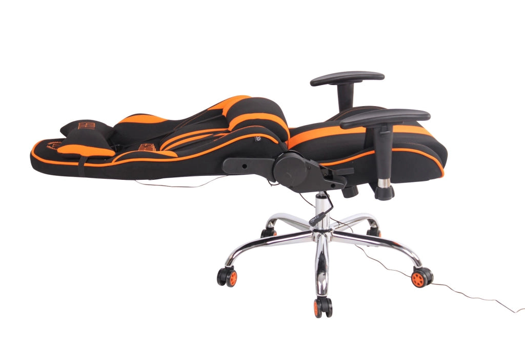 Sedia Ufficio Massaggiante Limit XM In Tessuto Nero/arancione