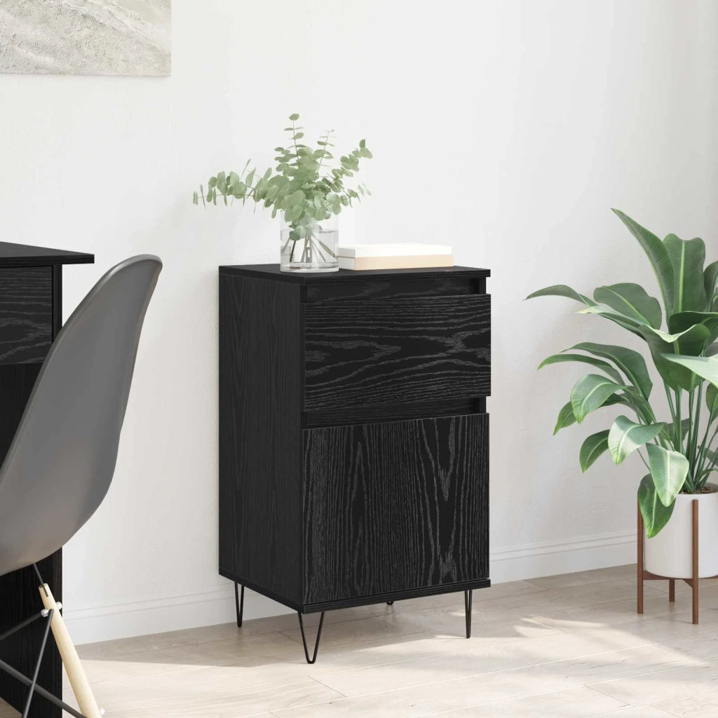 Credenza Rovere nero 35 x 40 x 70 cm Legno multistrato