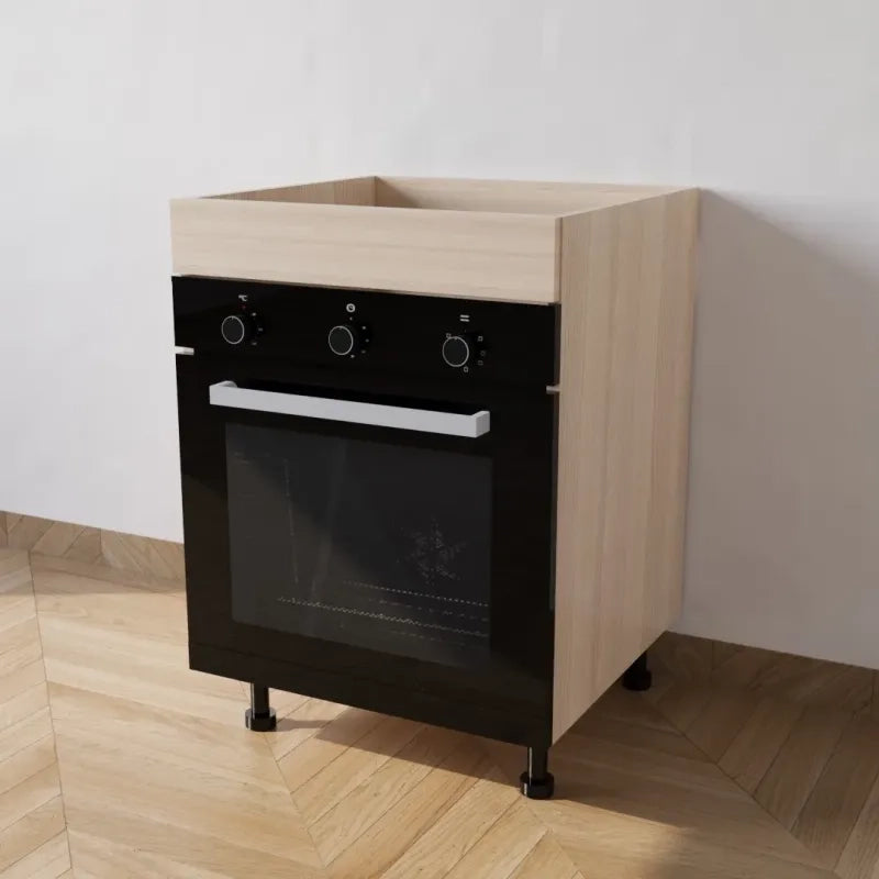 Mobile Base forno il legno L 60 x H 72 x P 55,5 cm in kit colore Rovere