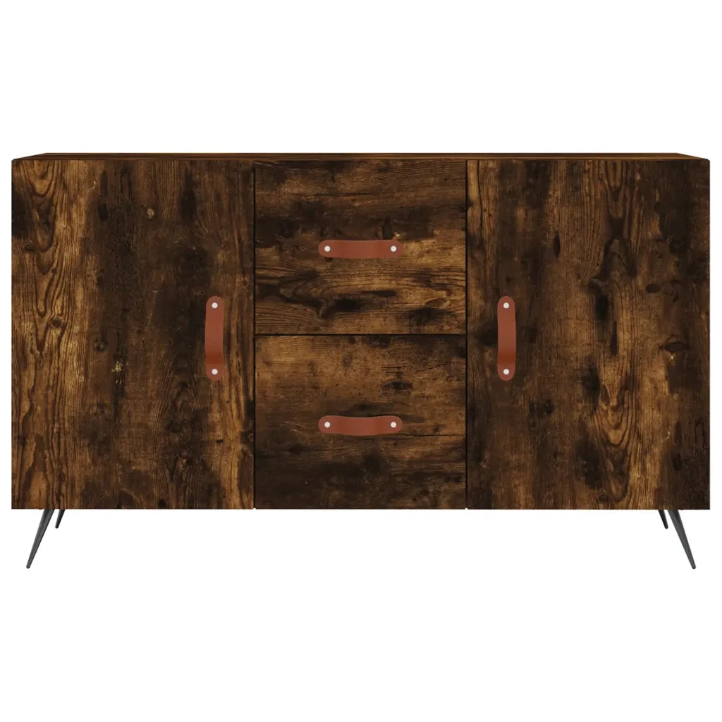 Credenza Rovere Fumo 100x36x60 cm in Legno Multistrato 828145