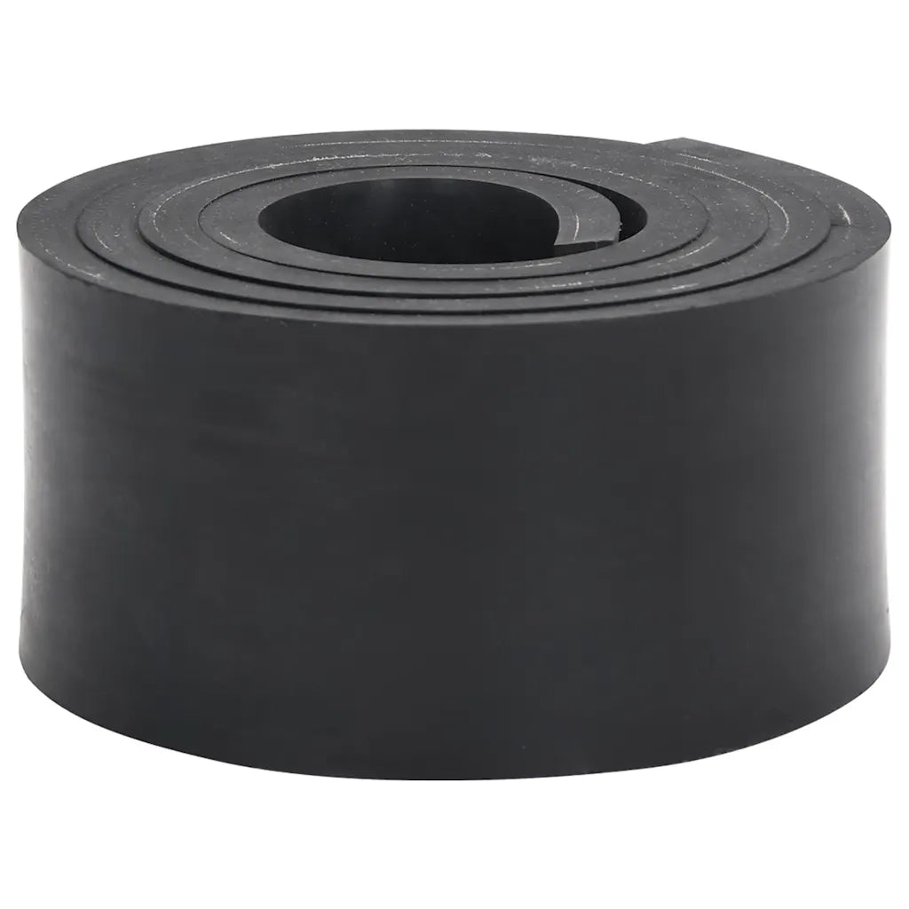 Bordo in Gomma per Spazzaneve Nero 150x10x1 cm