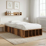 Telaio del letto con storage Legno antico 80 x 200 cm 3429560