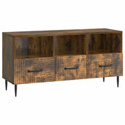 Mobile TV-Credenza per TV Rovere Fumo 102 x 34,5 x 50 cm Legno ingegnerizzato 955901