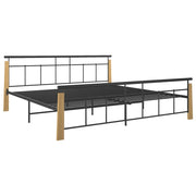Giroletto in Metallo e Legno Massello di Rovere 200x200 cm 324903