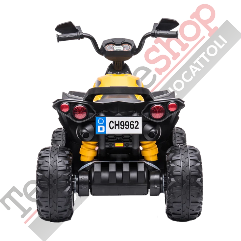 Quad Elettrico per Bambini Quad Medio Sport 12V-Giallo