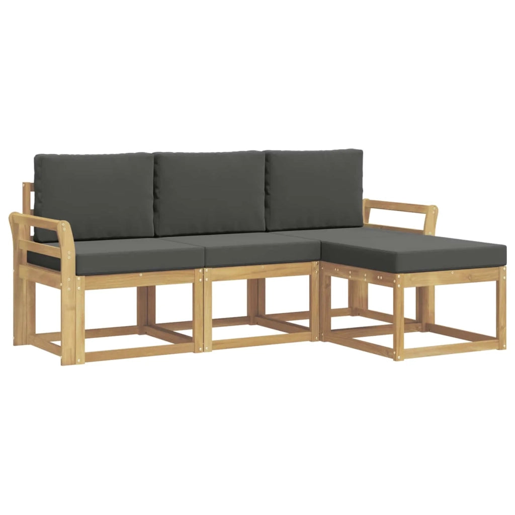 Set di divani da esterno 4 pz 3387456