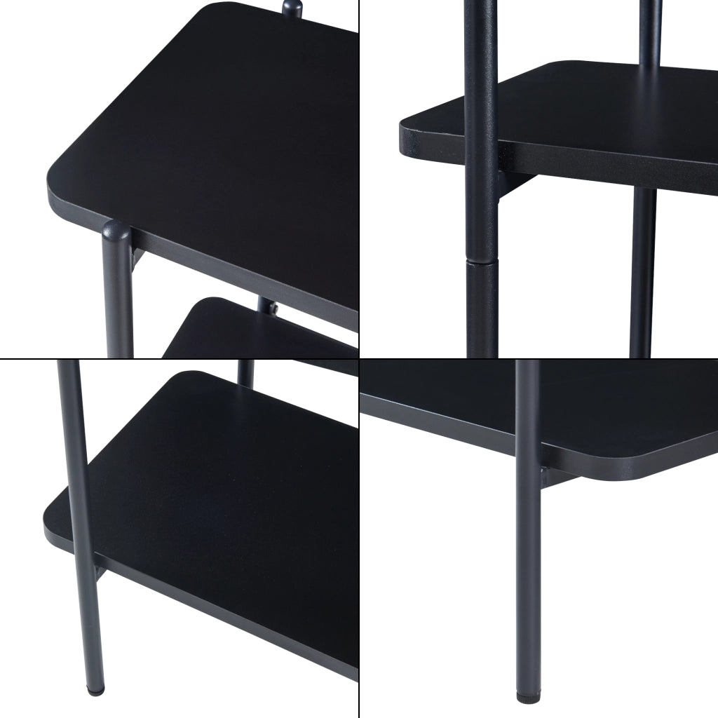 Scaffale Samnanger Libreria a 5 Ripiani - Nero [en.casa]