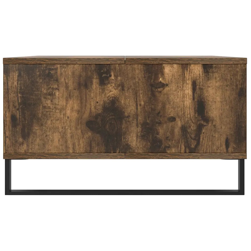 Tavolino da Salotto Rovere Fumo 104x60x35 cm Legno Multistrato 827097
