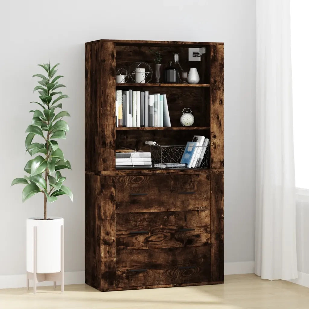 Credenza Rovere Fumo in Legno Multistrato 3185396