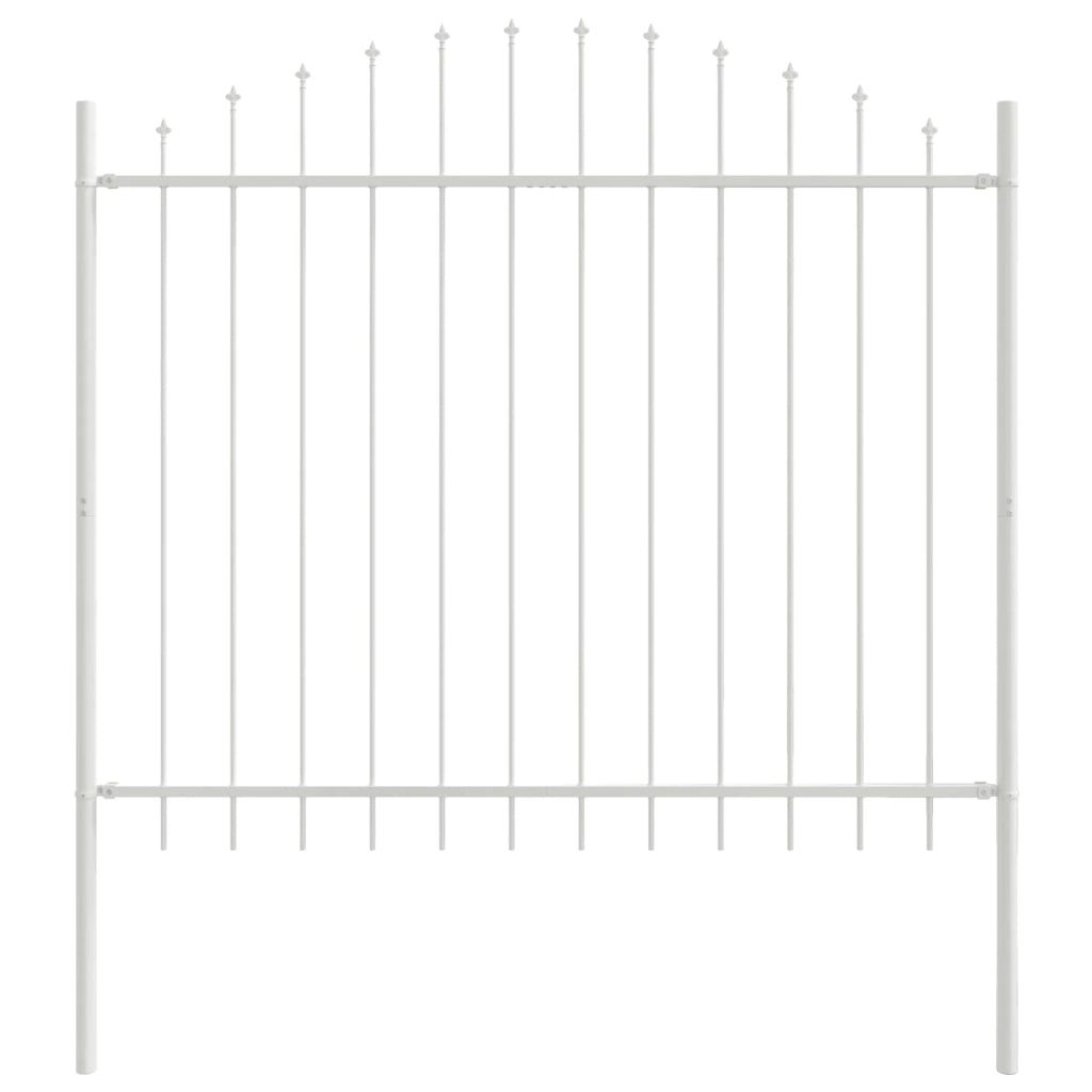 Recinzione per Giardino 7 pcs Bianco 170 x 165 cm 3360168