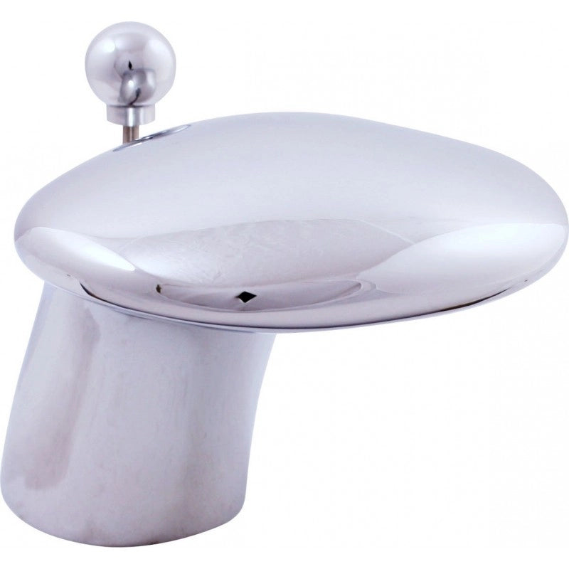 Miscelatore termostatico vasca a 3 fori con cascata in ottone cromato