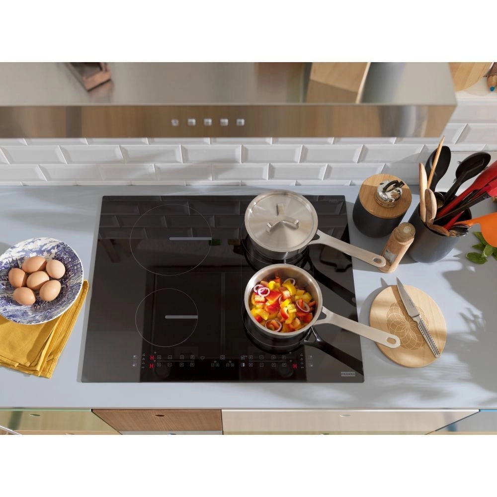 Franke FSM 654 I B BK Smart Piano cottura a induzione 65 cm 4 zone Touch Control Booster colore Nero
