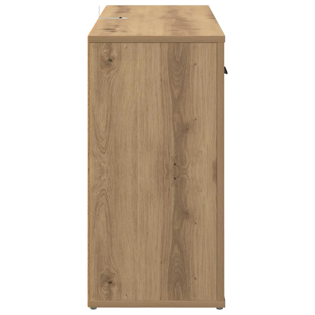 Credenza con Cassetto-Buffet-Armadio da cucina Rovere artigianale 100 x 30 x 59,5 cm