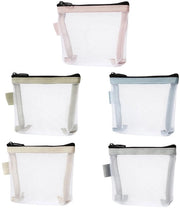 Set di contenitori di stoccaggio 5 pezzi - Contenitore trapezoidale in nylon - Leggero e duraturo - Impermeabile - Adatto per cosmetici/chiuschi - Contenitori di stoccaggio
