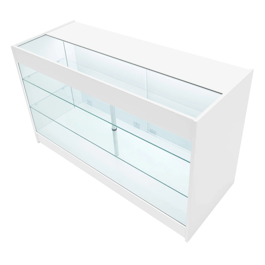 Set Banconi Bianco Helios LED K1500 CM60 con Serratura e Vetrina Espositiva