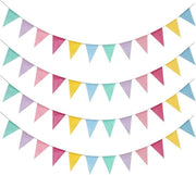 Slinger esterno con 48 bandiere - Decorazione arcobaleno per matrimoni e feste - 16 metri di lunghezza