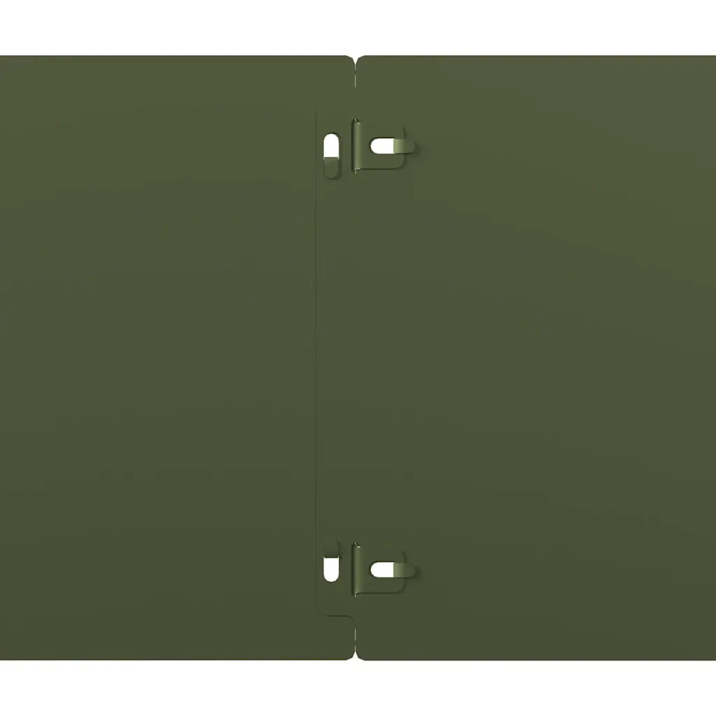 Bordure per Prato 30 pz Verde Oliva Acciaio Laminato a Freddo CFW4421030