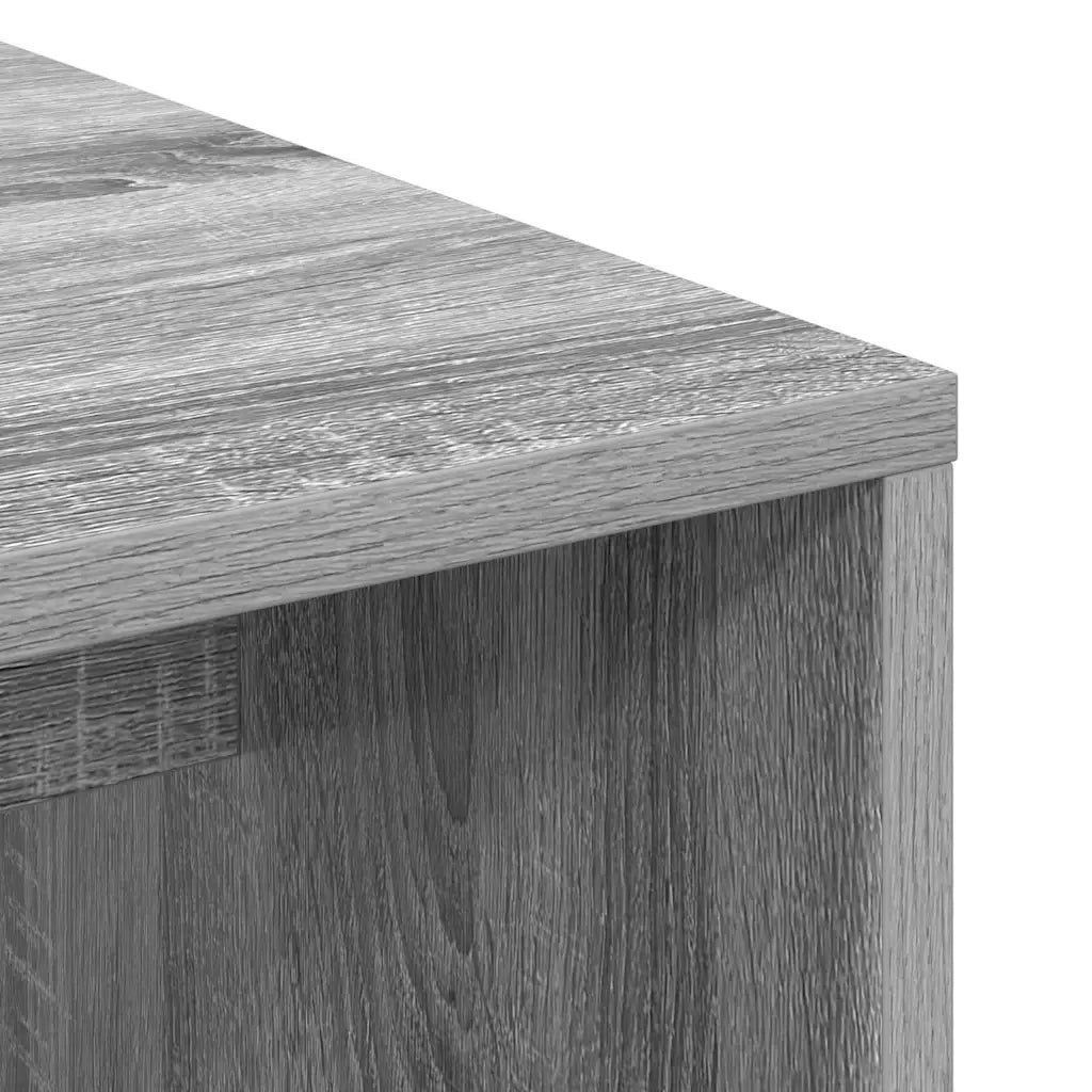 Scrivania Grigio Sonoma 102 x 50 x 124 cm Legno ingegnerizzato 869359