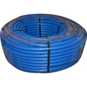 TUBO CORRUGATO CON TIRAFILO BLU Ø 20 mm - rotolo 100 mt - 100 metrilineari