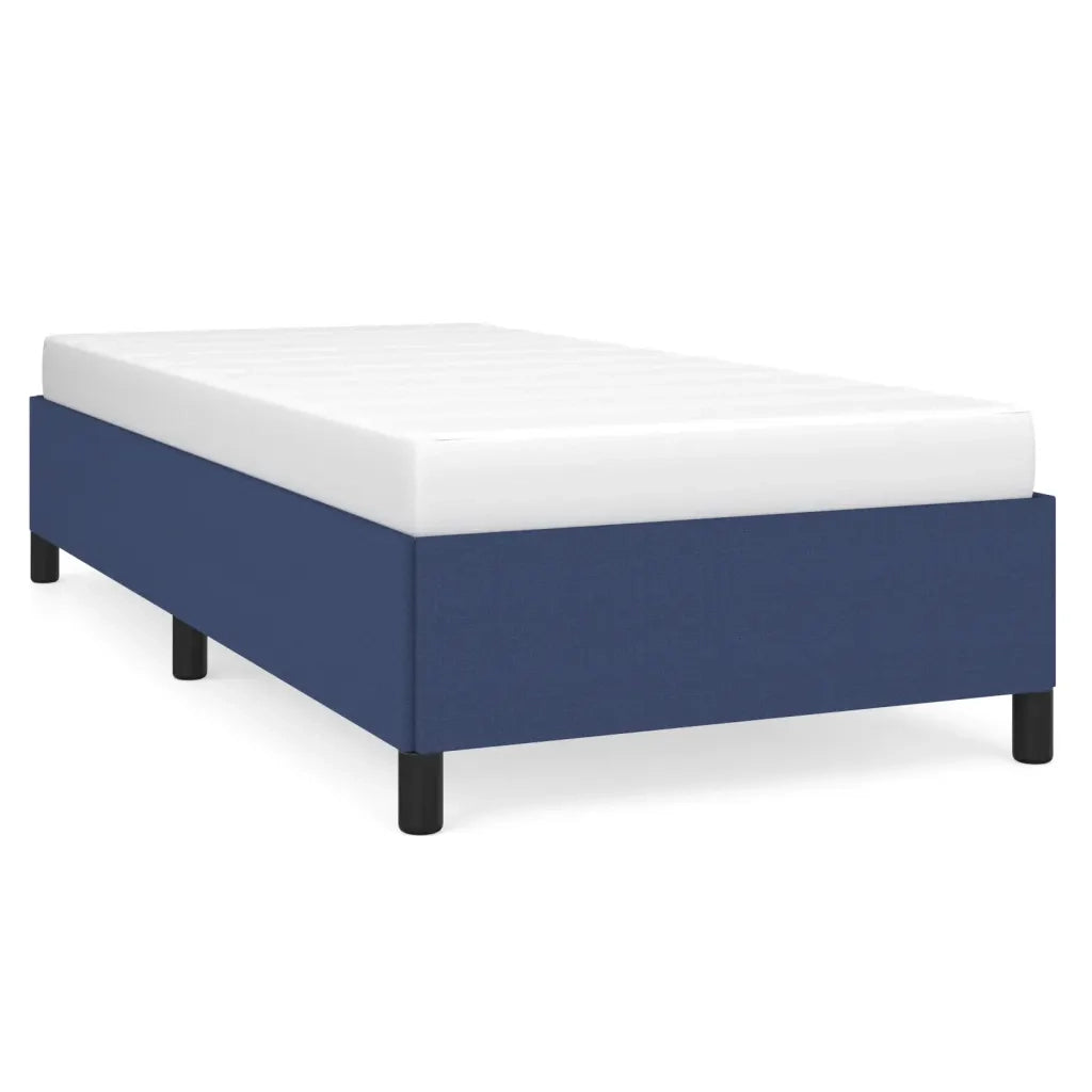 Giroletto senza Materasso Blu 90x190 cm in Tessuto 347032