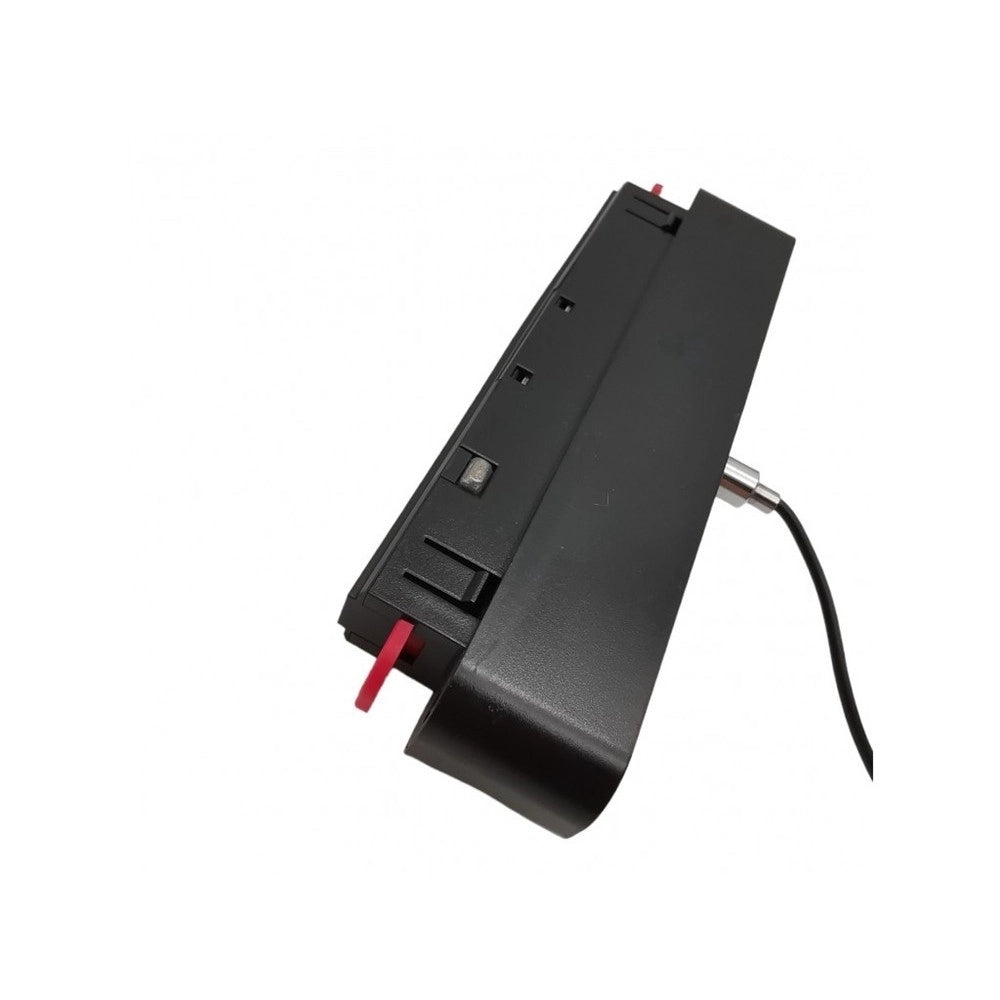 Trade Shop - Faretto Led A Cilindro 8w Nero Per Binario Magnetico 48v Luce 3000k 4000k Cob-40 -