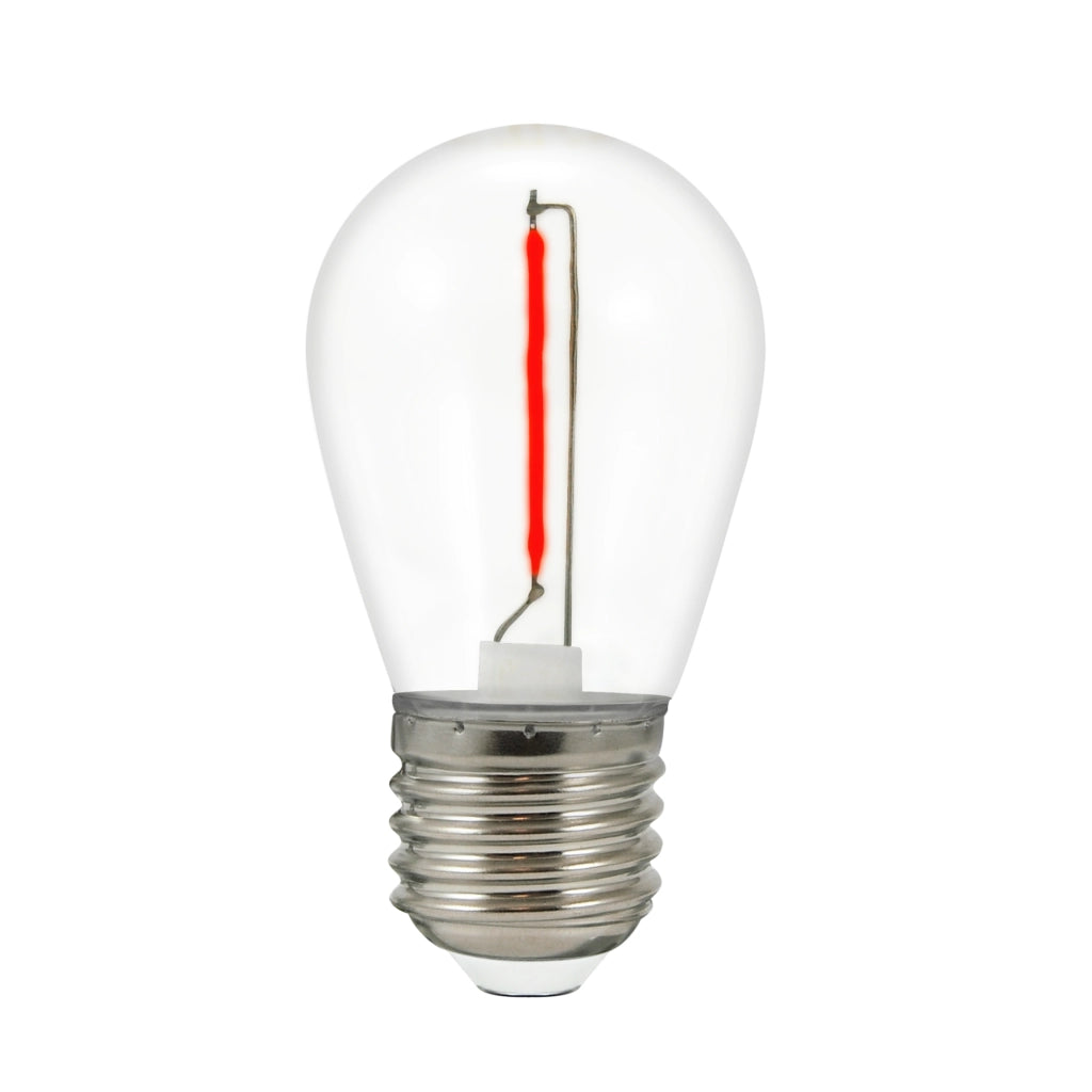 Duopack 2 Lampadine LED neon rosse 2200K E27 36V Polux