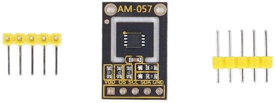 modulo di rilevamento della temperatura corporea con alta precisione - sensore di temperatura WiFi - interfaccia I2C - funzione di allarme temperatura - monitoraggio di salute portatile - monitoraggio continuo