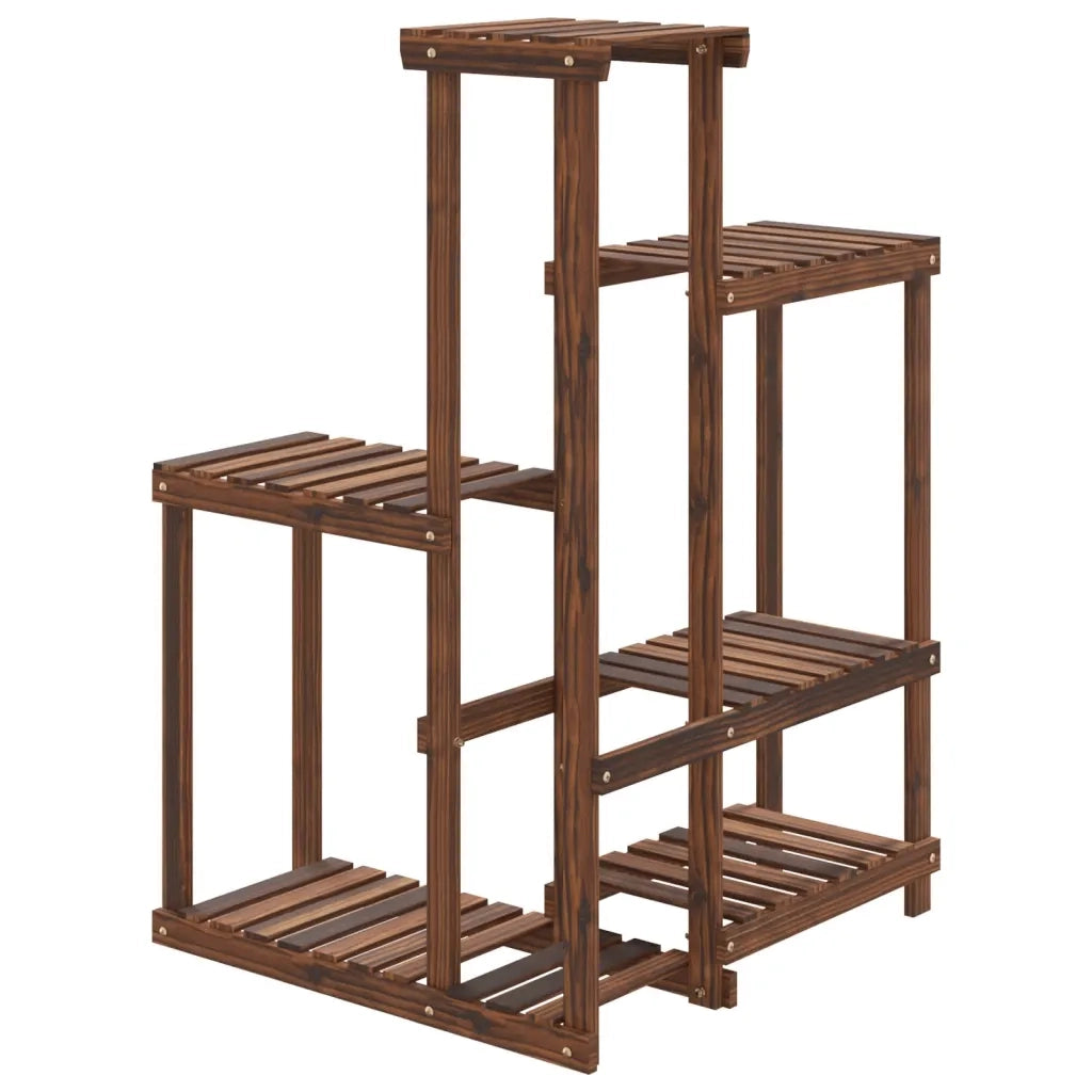 Portafiori-Supporto per Piante-Rastrelliera per Fiori 62,5x61,5x101,5 cm in Legno Massello di Abete 950310