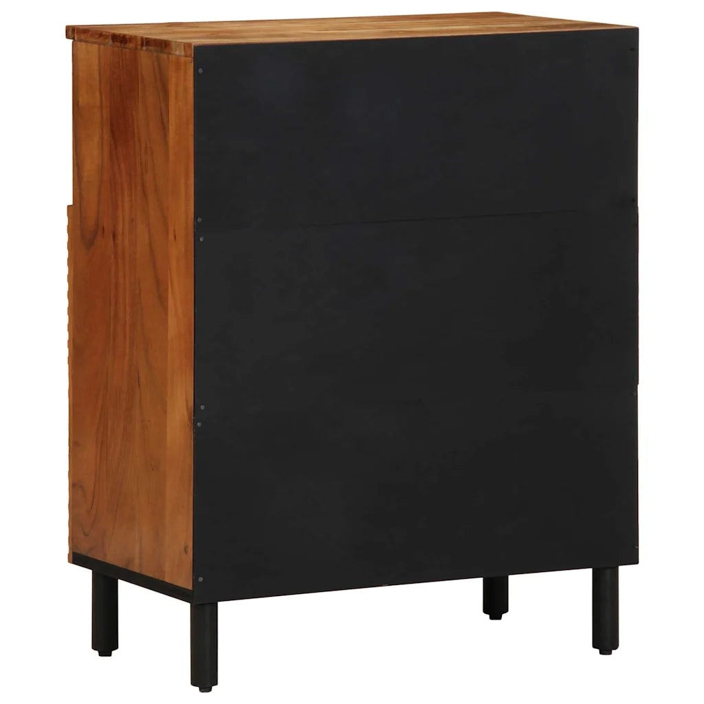 Credenza Naturale 60 x 33,5 x 75 cm Legno di Acacia Massello 4017781
