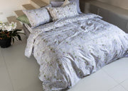 Copripiumino Doubleface In 100% Cotone Modello Les Uniques Dis. 2513 - Matrimoniale - Grigio 133