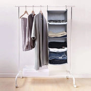 Organizzatore di abbigliamento appeso - multifunzionale - 1 pezzo - 100% poliestere