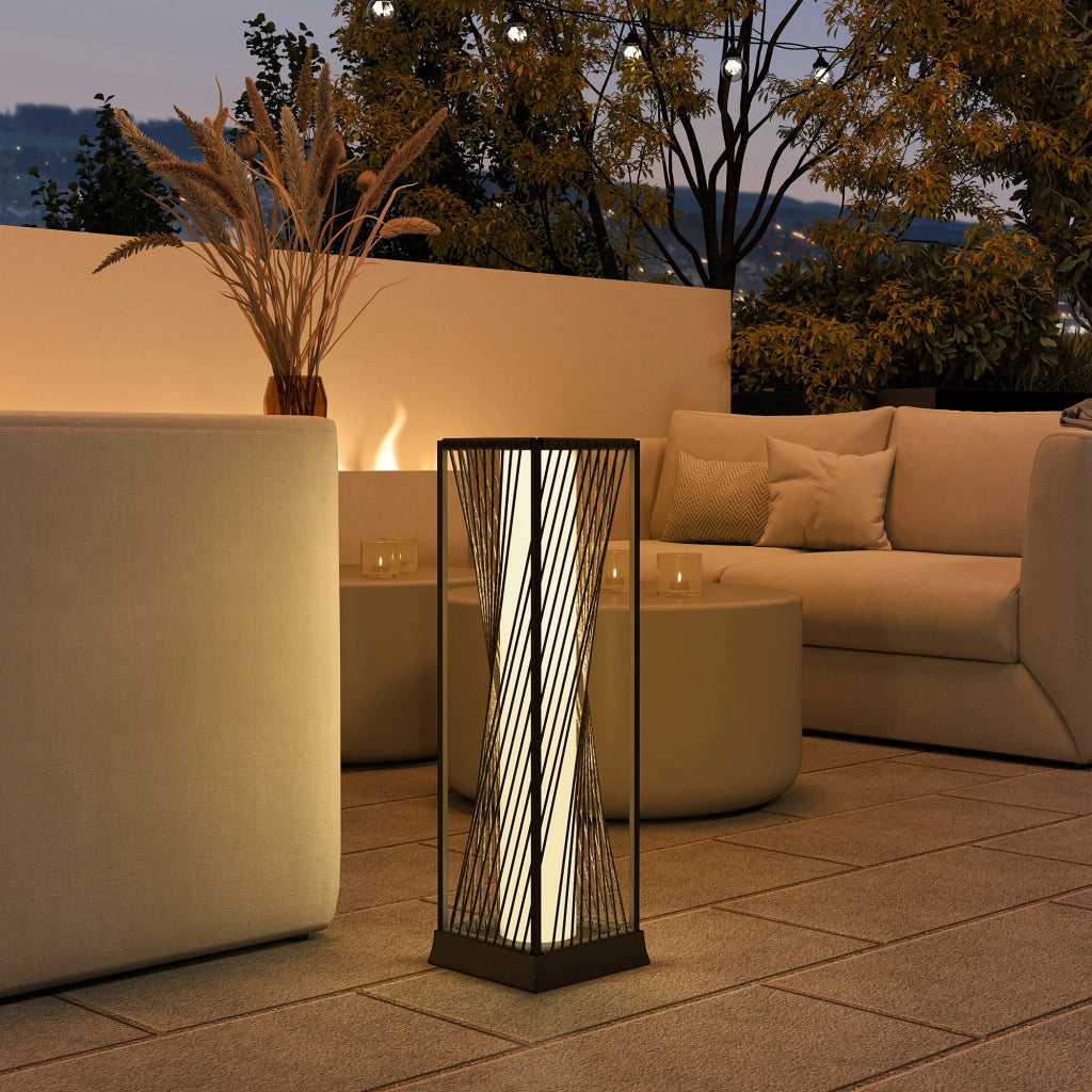 Lampada da Giardino ¨C zephmum ¨C Grigio 22x22x77 cm
