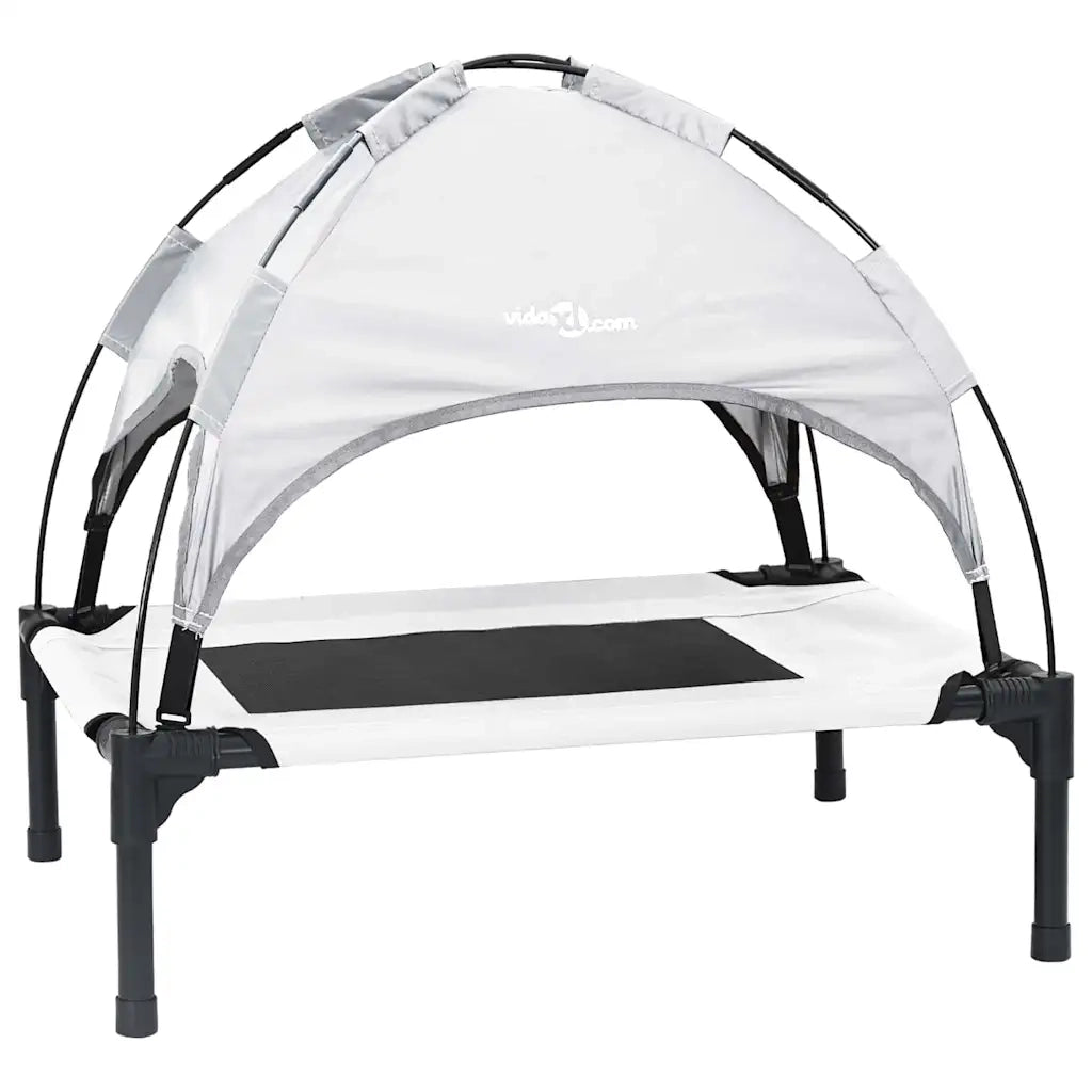 Letto per Cani Grigio Argento 76 x 62 x 70,5 cm Acciaio 42008174