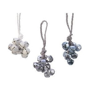 Pendaglio campanelle azzurro/bianco/grigio ass  20 prezzo cad uno