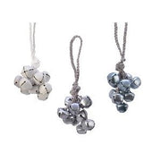 Pendaglio campanelle azzurro/bianco/grigio ass  20 prezzo cad uno