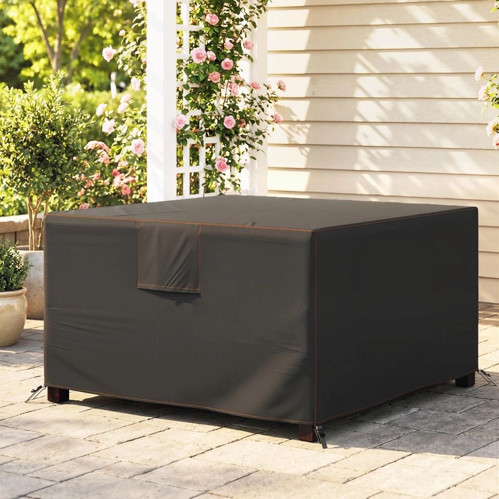 Copertura per Mobili da Giardino ¨C zephmum ¨C 125x125x74 cm Nero