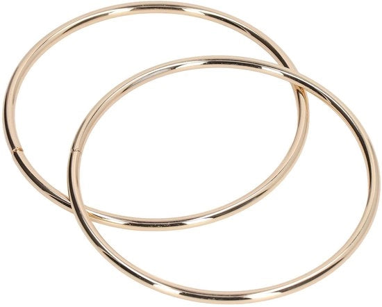 Set di maniglie per bagagli in acciaio inox - 2 pezzi - forma rotonda - adatti per bagagli - maniglie per bagagliauto