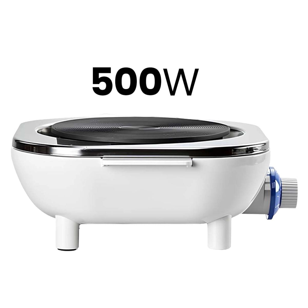 Piastra a induzione da 500 W per cottura rapida con 5 livelli Bianco Avizar