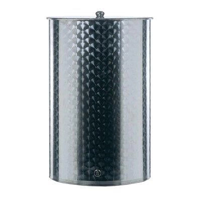SERBATOIO + COPERCHIO BELVIVERE  INOX SALDATO FIORETT LT  500 CM 72 H.CM 125 1F